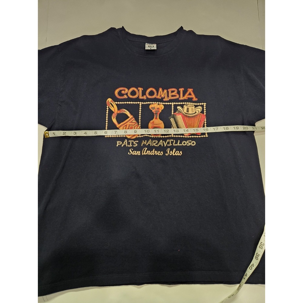 Colombia País Maravilloso San Andres Islas Graphic T-Shirt Size L - Picture 4 of 5